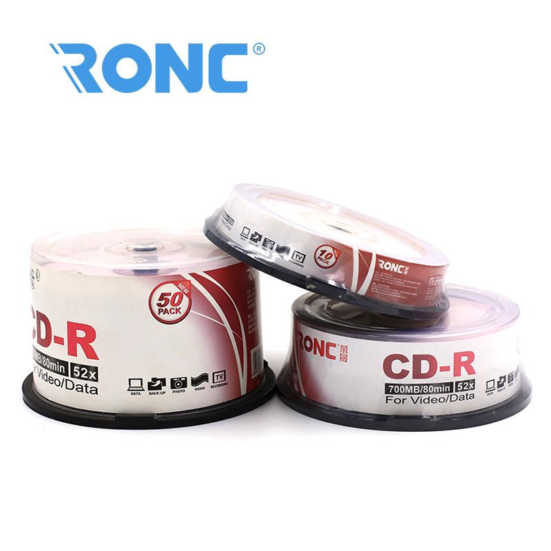 Чистые CD-R диски 50 шт, серебристые, 700MB