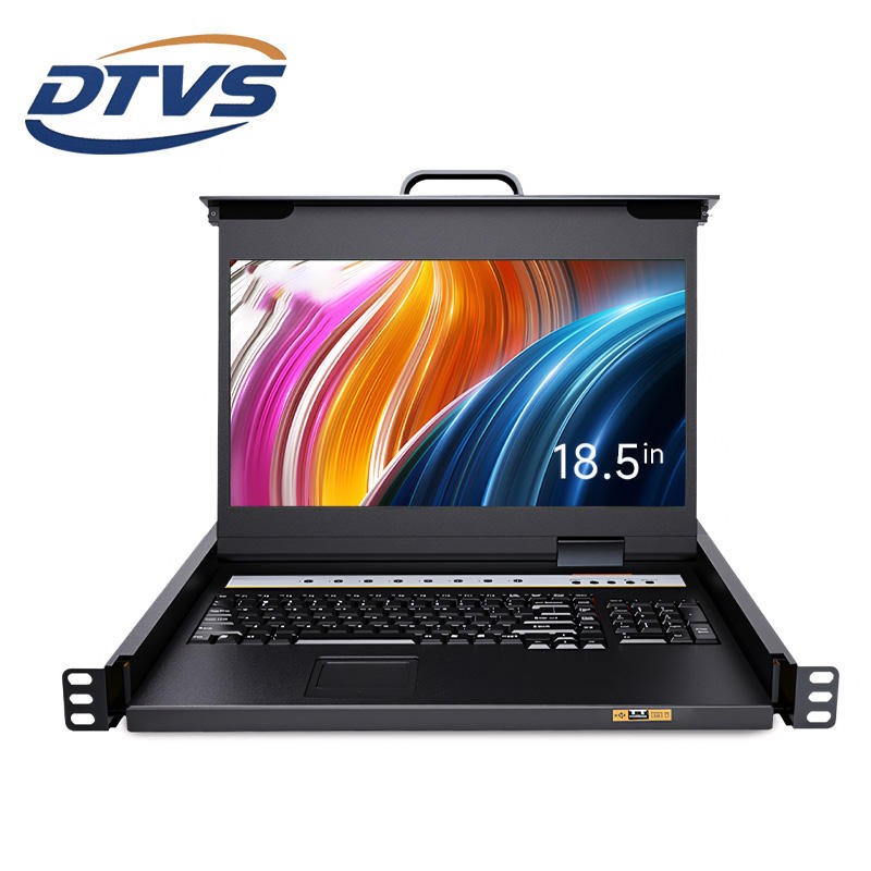 16-портовый HDMI KVM-коммутатор 1U с LCD 1080P