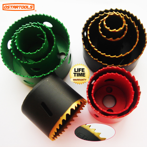 High-Speed Steel Bi-Metal Aggressive Variable Hole Saw Kit