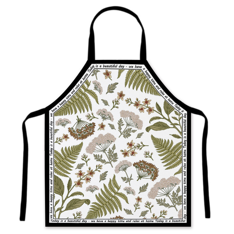 High Quality Polyester Kitchen Apron Sleeveless Stain Proof & Fashionable Waist Decoration Trendy & New Release
