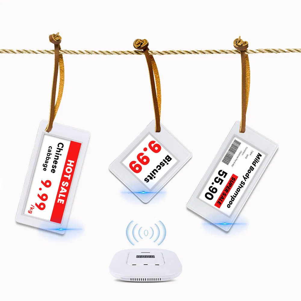 2.9-Inch Ultra-Compact BLE E-Ink ESL Tag - Electronic Price Label for Grocery Stores