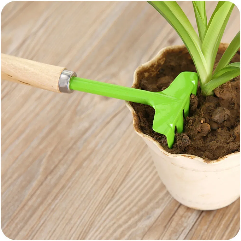 Mini Gardening Tools Set Metal Trowel Rake Shovel for Children Wyz18397
