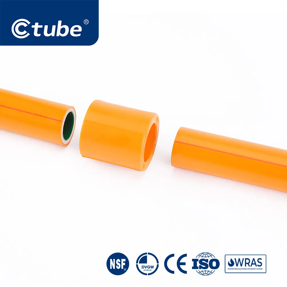 Ctube Eco-Friendly PPR Couplings Pipe Fittings for Construction & Industry