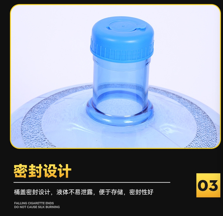 7.5L PC Mineral Water Container with Handle for Home Water Dispensing