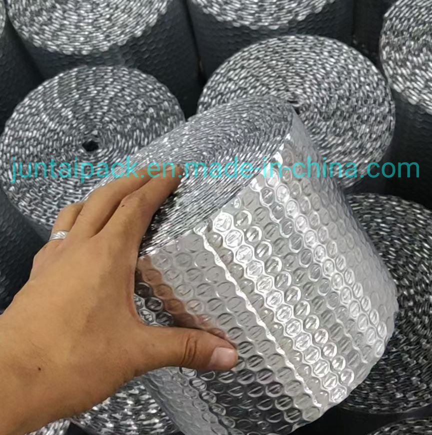 Fire Retardant Thermal Insulation Reflective Foil Bubble Radiant Barrier Aluminium Foil Heat Insulation Materials for Building Roof / Ceiling / Floor / Wall
