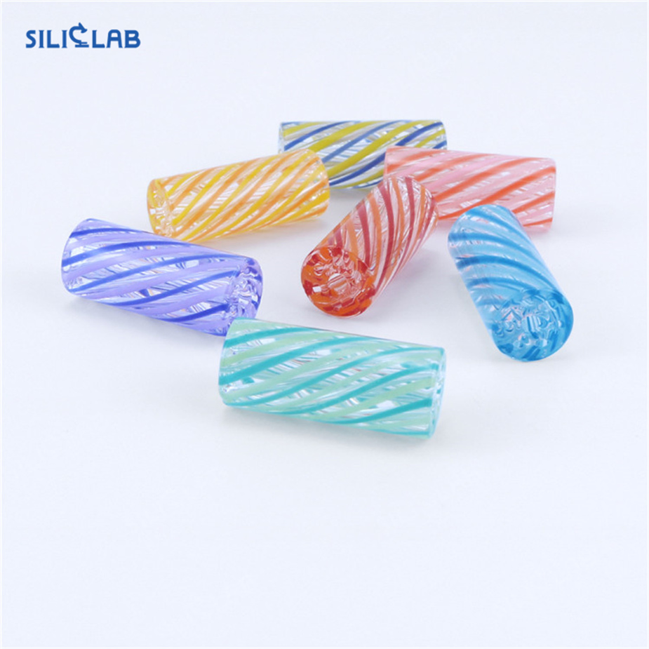 Custom Pre Rolled Cone Spiral Tube Glass Tip Filter Pre-Rolled Blunt Glass Tipped Joint