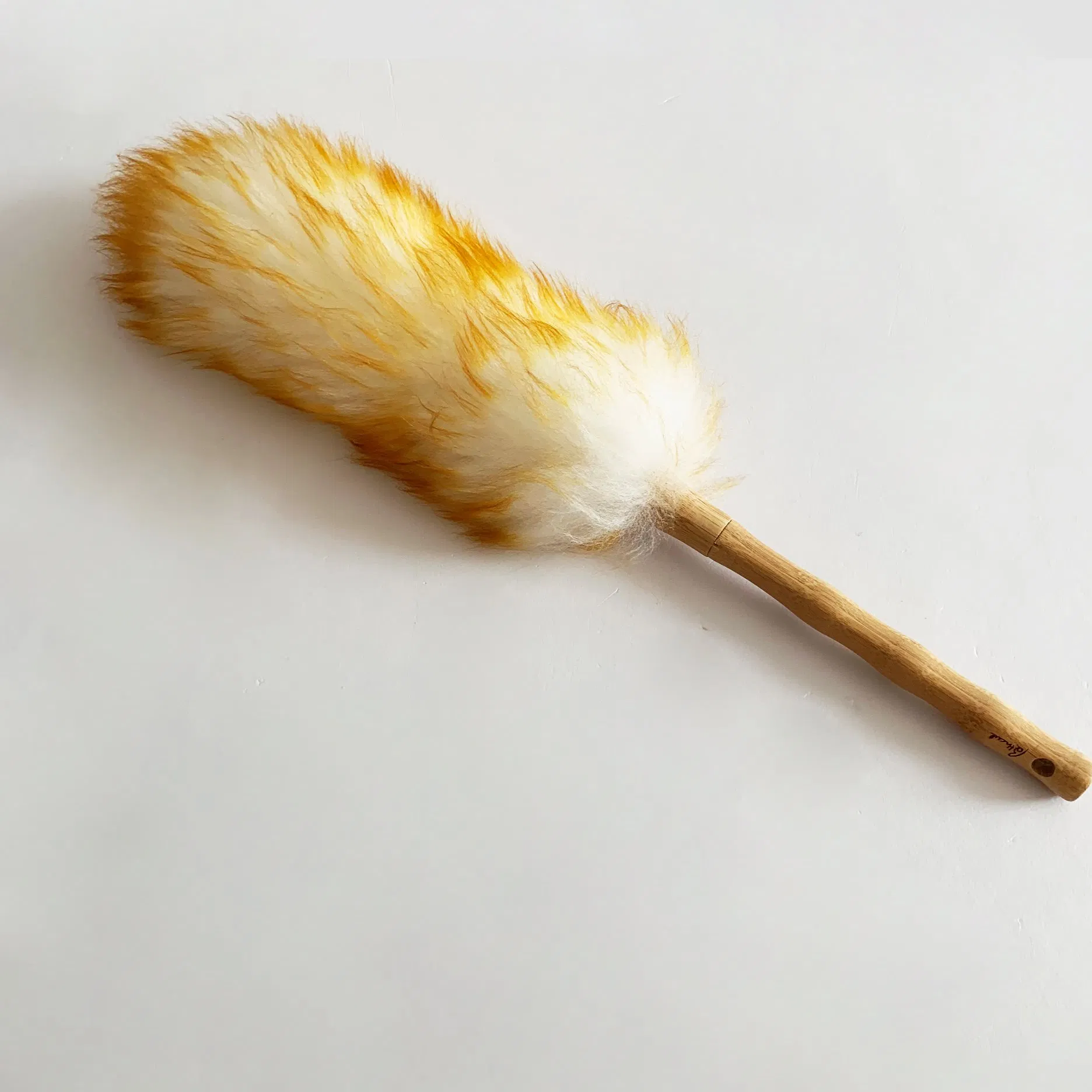 Durable Flexible Soft Scalable Microfiber Cleaning Cleaner Bamboo Handle Large Surface Static Fleece Dusting Cleaner with Handle for Furniture Duster