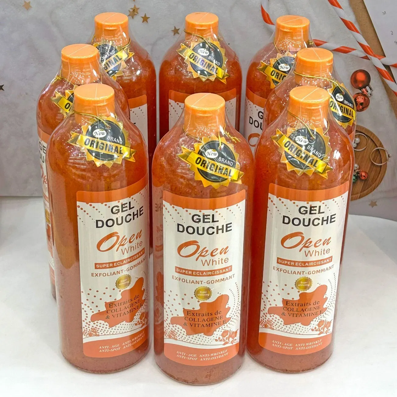 Fruits Shower Gel Vitamin C Lavender Liquid Soap Whitening Body Wash Bath Gel