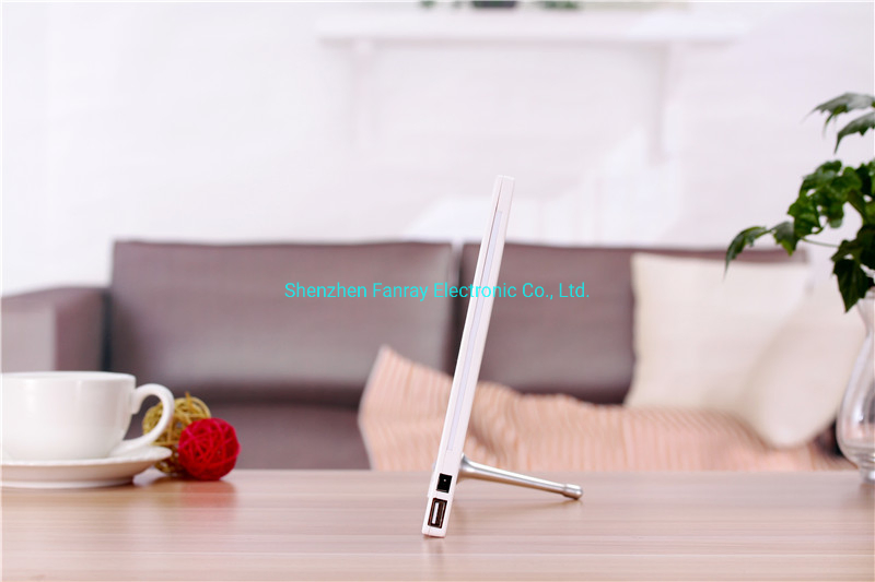 White/Black 10inch Digital Photo Advertising Displayer with Custom Logo