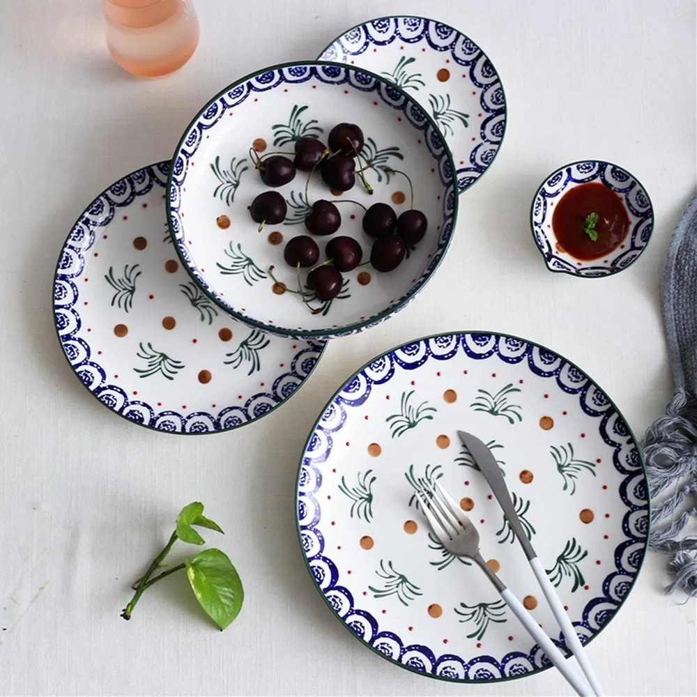 Firmly Built Anti Slip Ceramic Soup Plate for Cafes