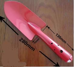 One-Piece Shovel Garden Tools Red