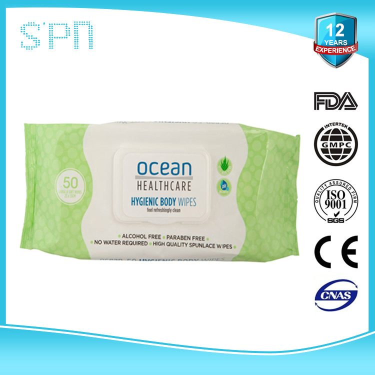 Special Nonwovens Compact Multi-Purpose Disposable Disinfect Soft Wipe Body Bath Individually Wrapped Cleaning Wet Wipe