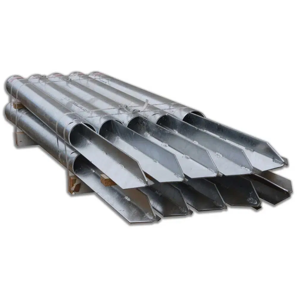 Heavy Duty Galvanized Steel Strainer Post for Farm & Ranch Fencing