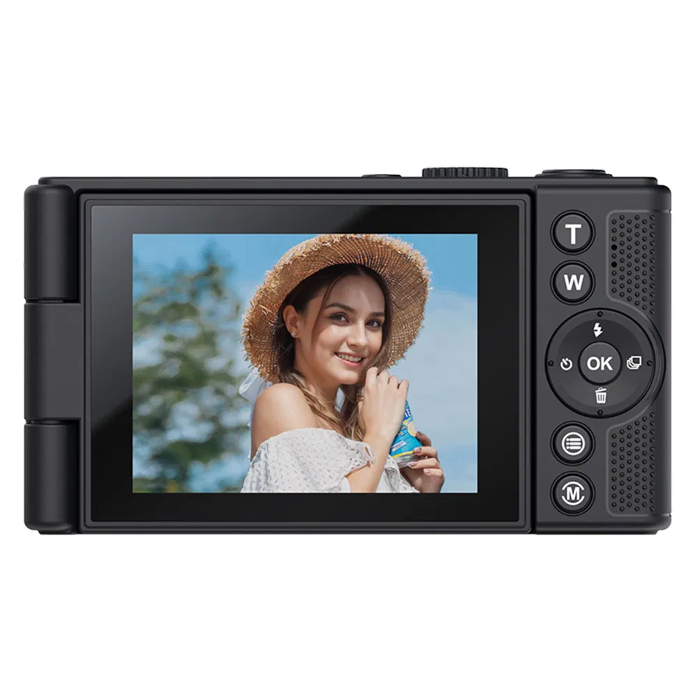 Цифровая камера H01 с поворотным экраном 2.8" и зумом 18X