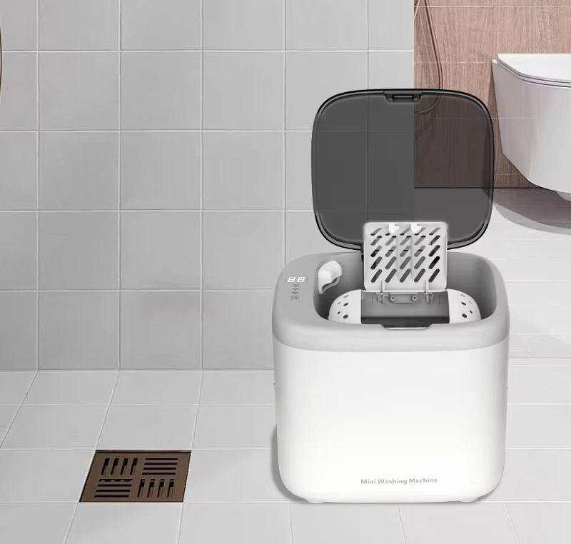 New Mini Portable Washer Top Loading 1kg Washing Machine with Hot Heating and Drying All-in-One Washer