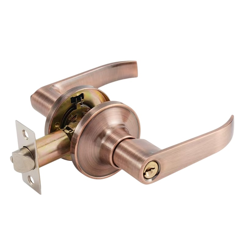 Contemporary Door Lever Lock with Choice of Rustic and Modern Style Handle Konb Accessories Designs