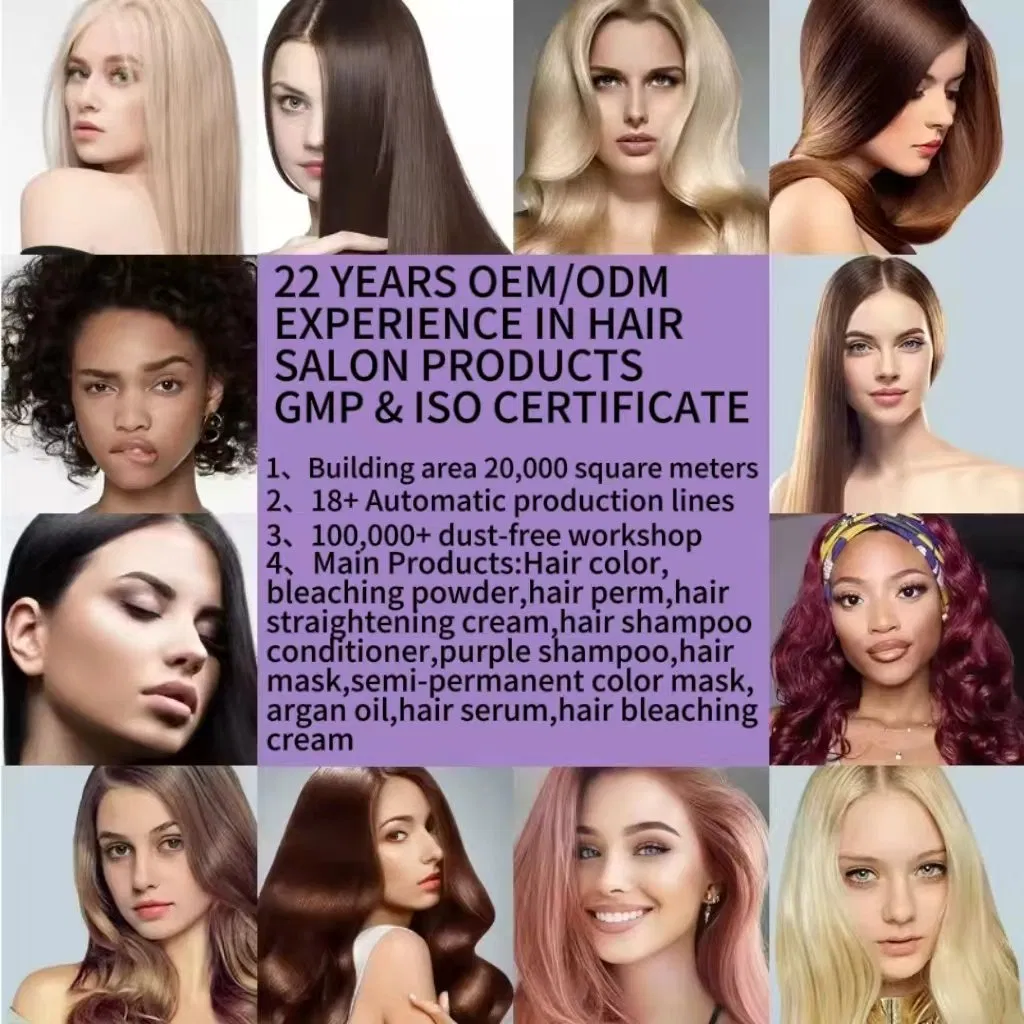 Private Label Ppd Free Natural Permanent Hair Color Cream Hair Color Cream Hair Dye for Professional Salon