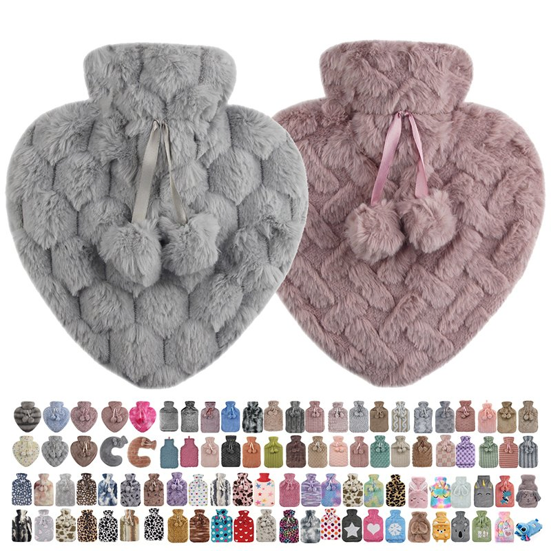 1 Liter BS Rubber Hot Water Bag Portable Hand Warmer