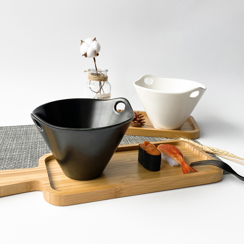 Ceramic Noodle Bowl and Ramen Bowl for Kitchen and Restaurant