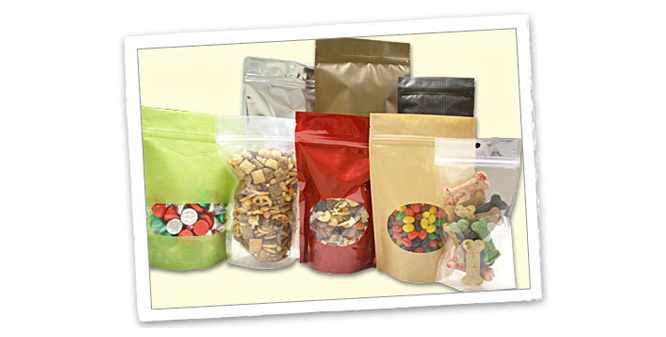 Plastic Stand up Bag with Zipper