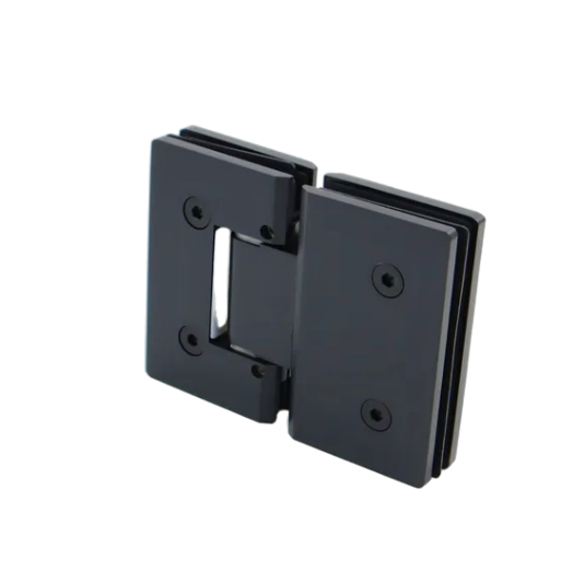 Modern Right Angle Brass Hinges for Glass Shower Enclosures