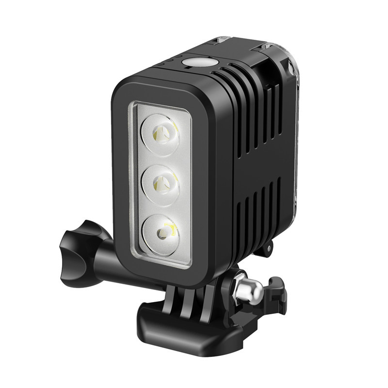 Waterproof Video Light for Gopro 10 9 8 7 6 5 Diving Video LED Fill Lamp for Gopro Accessories