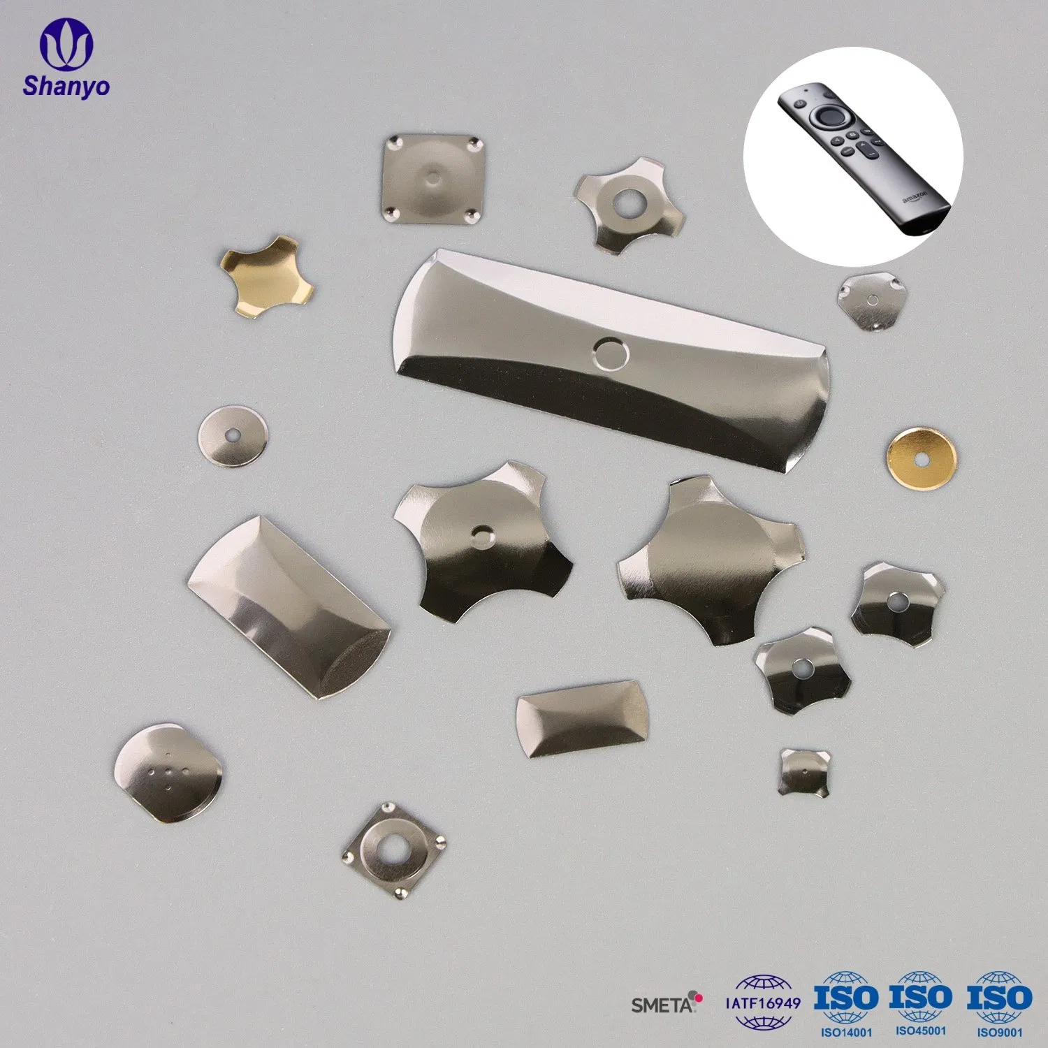 High Quality Precision Stamping Good Click Feeling Custom Tactile Snap Dome Switches for Fitness Wearables