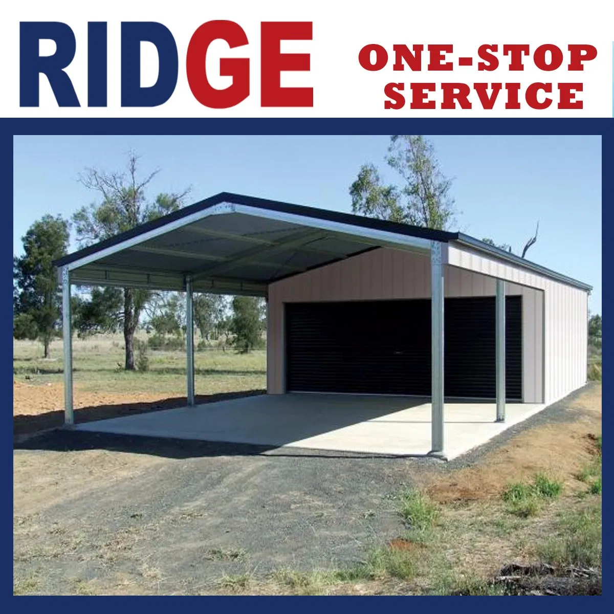 Easy Assemble Prefabricated Light Steel Structure Agriculture House Shed