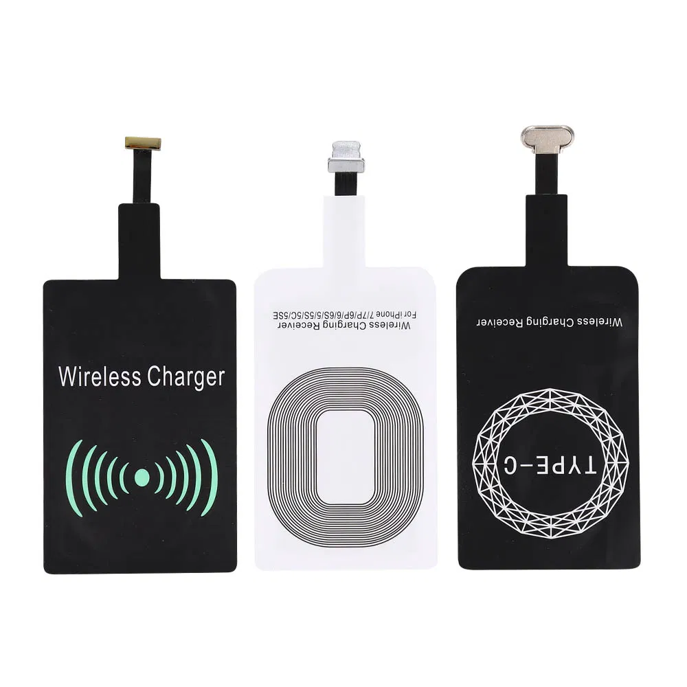 Shenzhen Factory Qi Universal Inductive Wireless Charger Receiver Card Adapter for iPhone