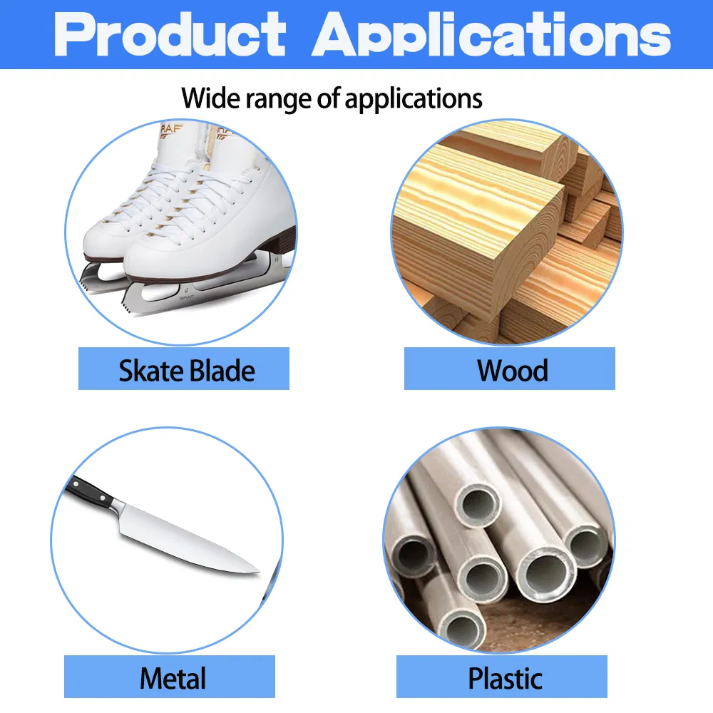 800 Grit White Corundum Silicon Carbide Abrasive Sharpening Stone Skate Sharpening Stone for Skate Blade