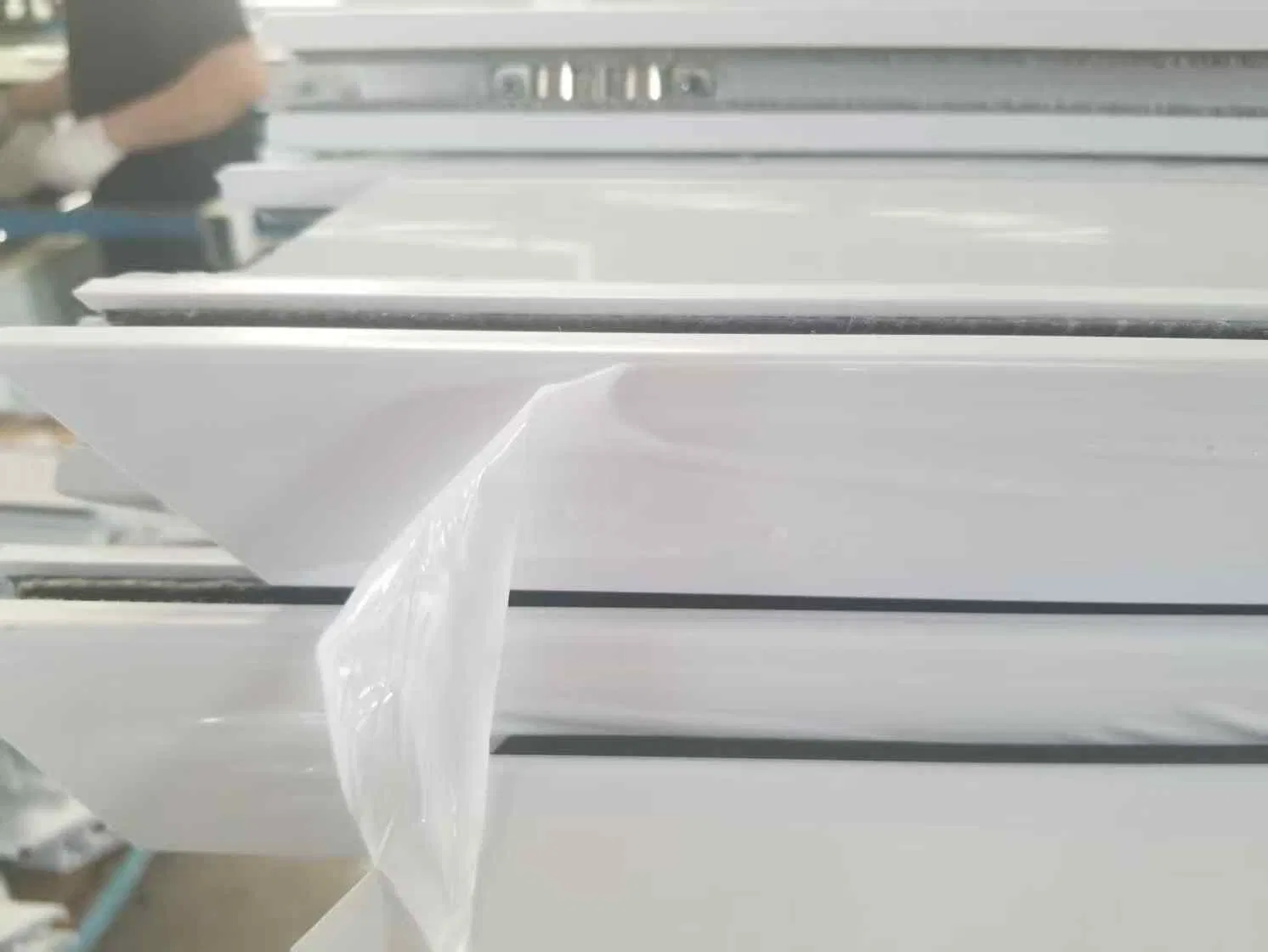 Hot Sales Double Glazed Frost Glass UPVC Casement Window for Building House