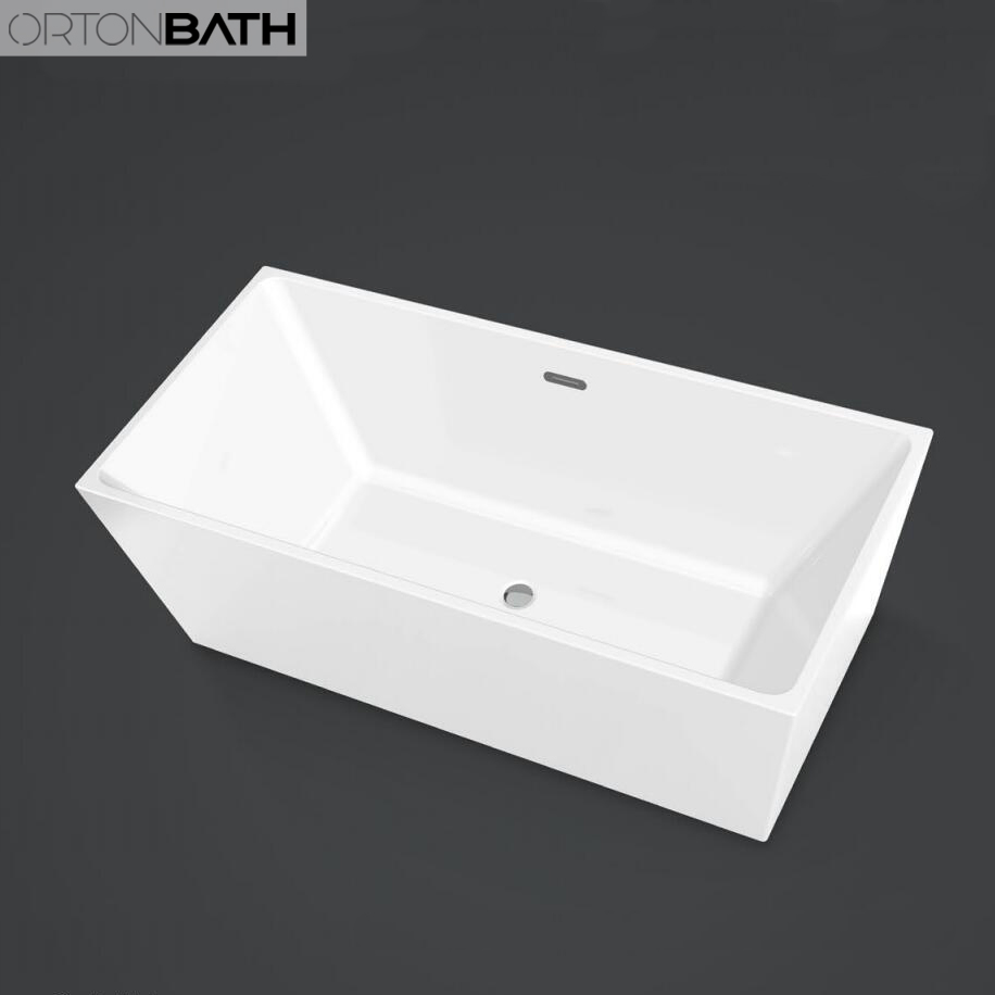 Угловая акриловая ванна Ortonbath с гидромассажем