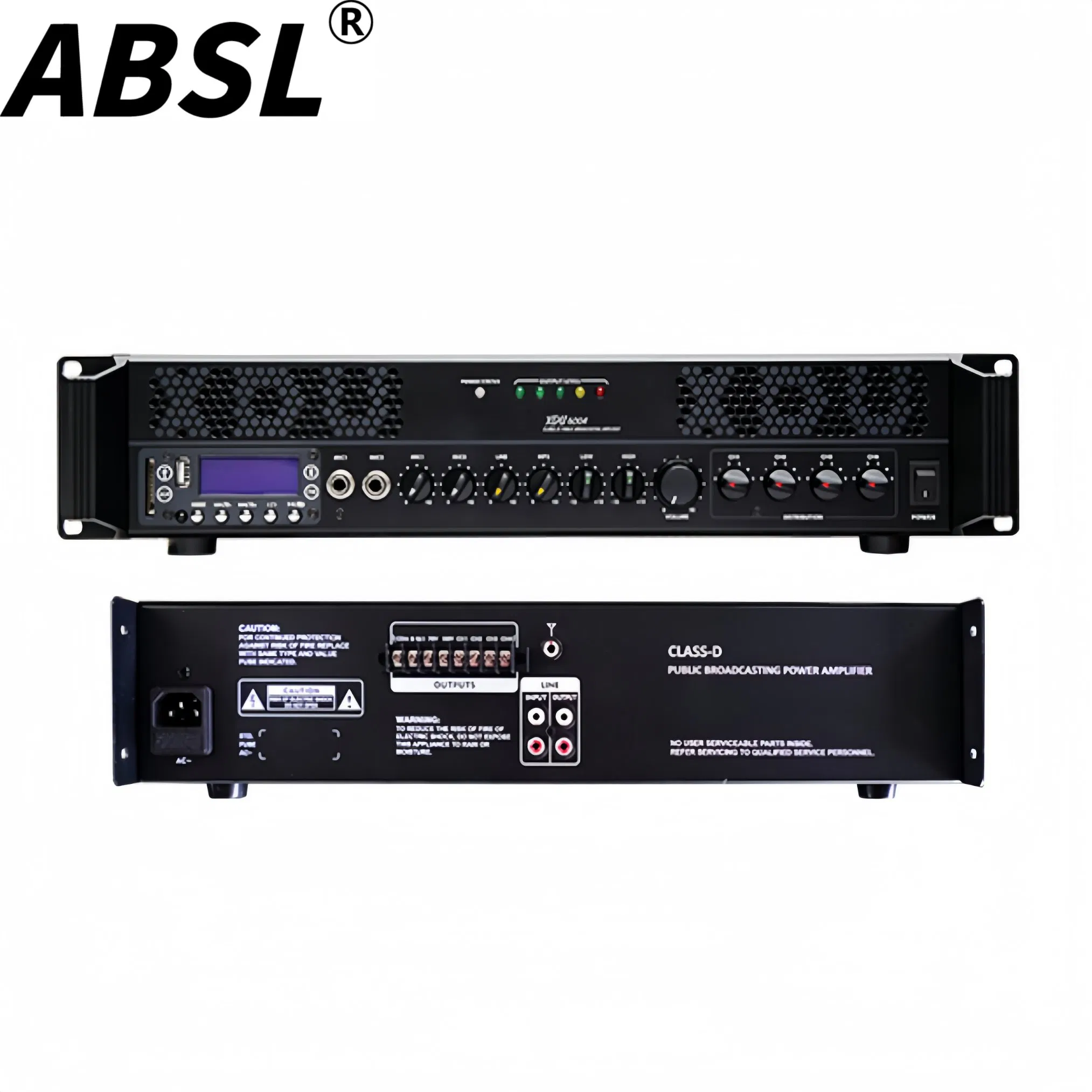 500watts 4-Section Switching PA Audio Music Sound Power Amplifier for Argentina