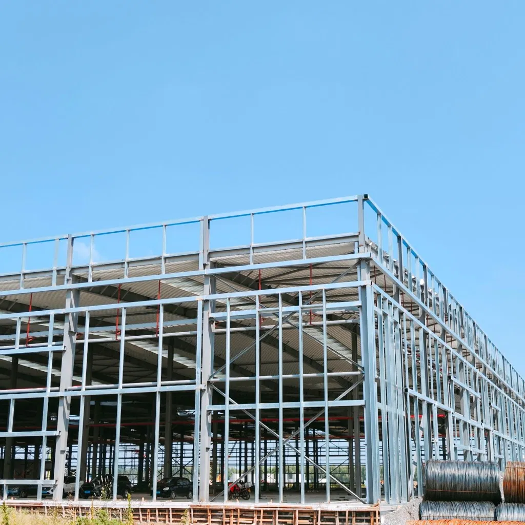 Easy Install Prefabricated Steel Structure Warehouse Building Metal Construction.