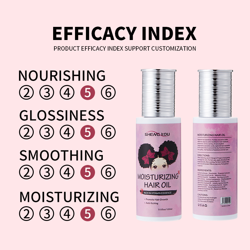 OEM/ODM Private Label 100% Natural Organic Olive Oil Promote Hair Growth Moisturizing Hair Oil for Men Women