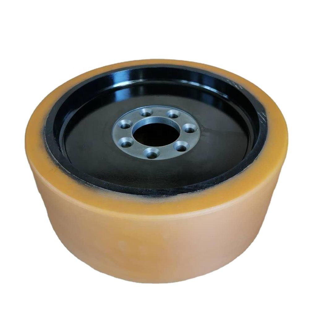 Polyurethane Wheel Casters for Forklift Pallet Truck Forklift Stalcer PU Wheel 80*70 and 180*60