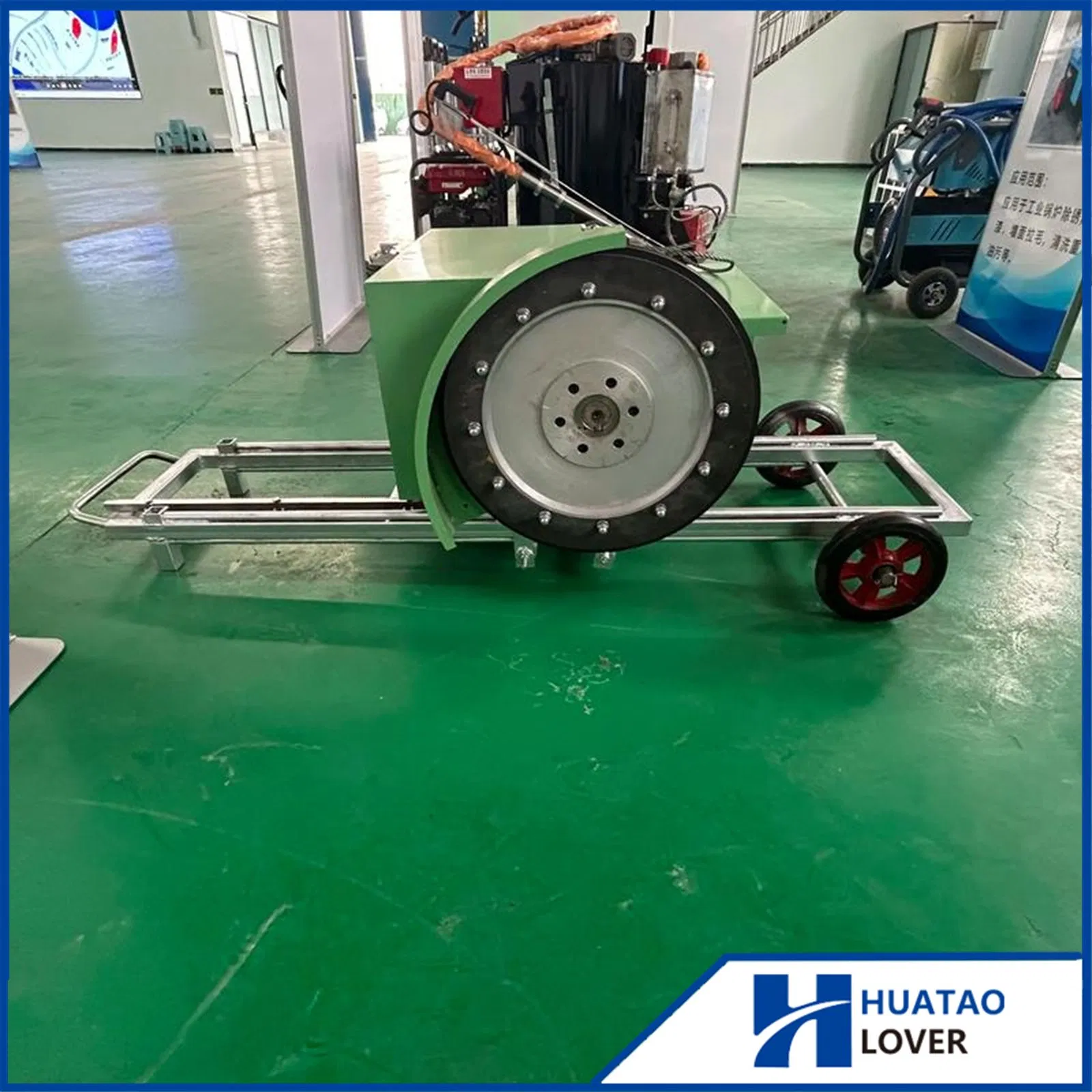 Электрическая алмазная проволочная пила по бетону