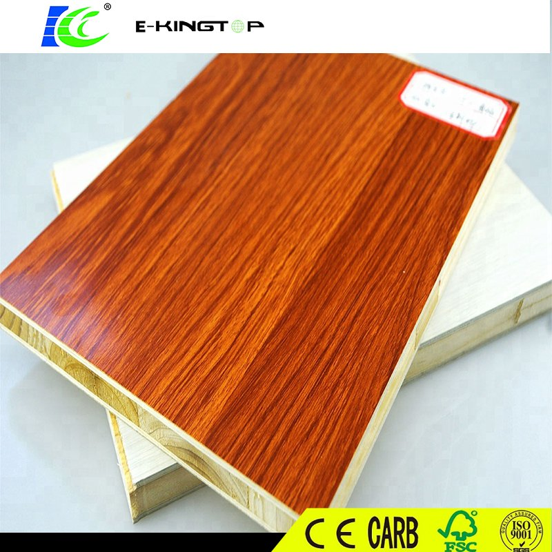 18mm E0 Glue Melamine Block Board/Blockboard
