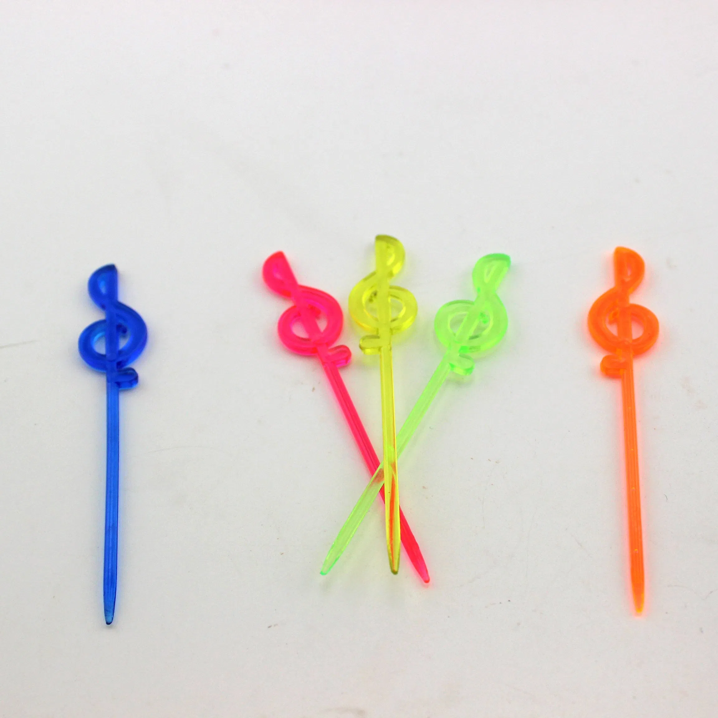 Fun and Whimsical Cartoon Music Forks for Fruit Serving