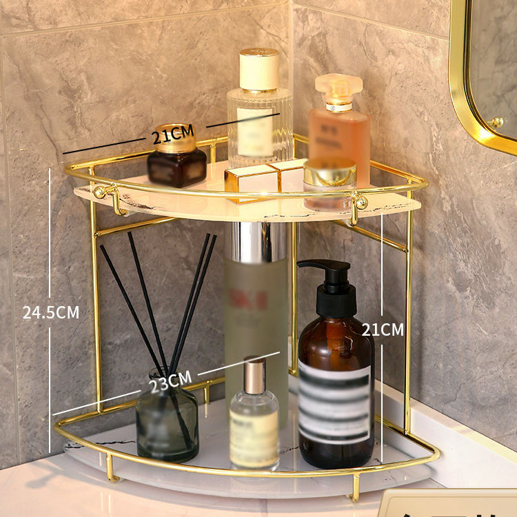 Triangle Storage Rack Cosmetic Stainless Steel Bracket