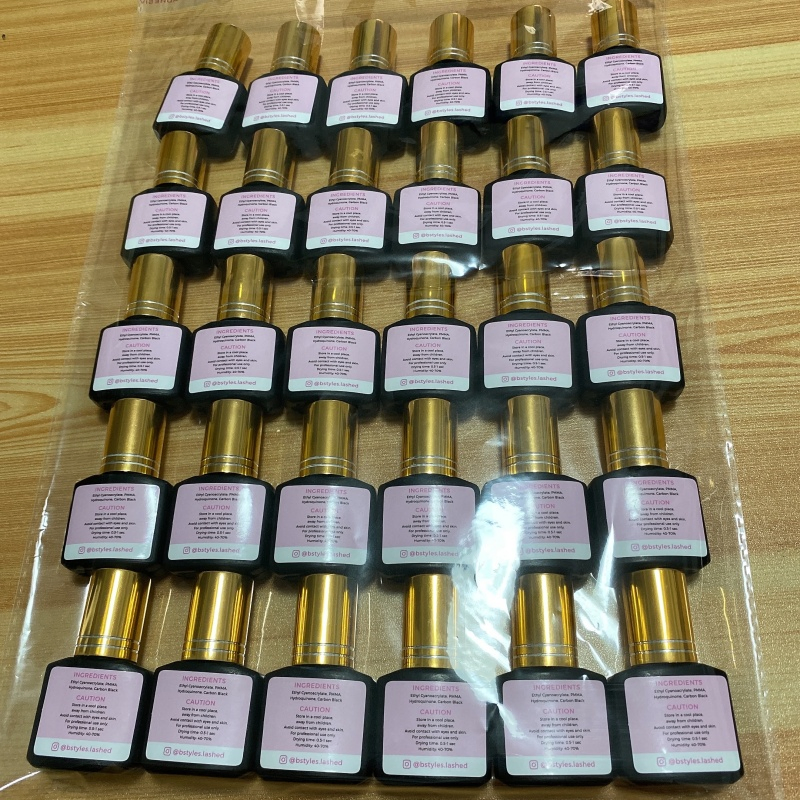 Fast-Drying Eyelash Glue with 0.5 to 1 Seconds Bonding Time