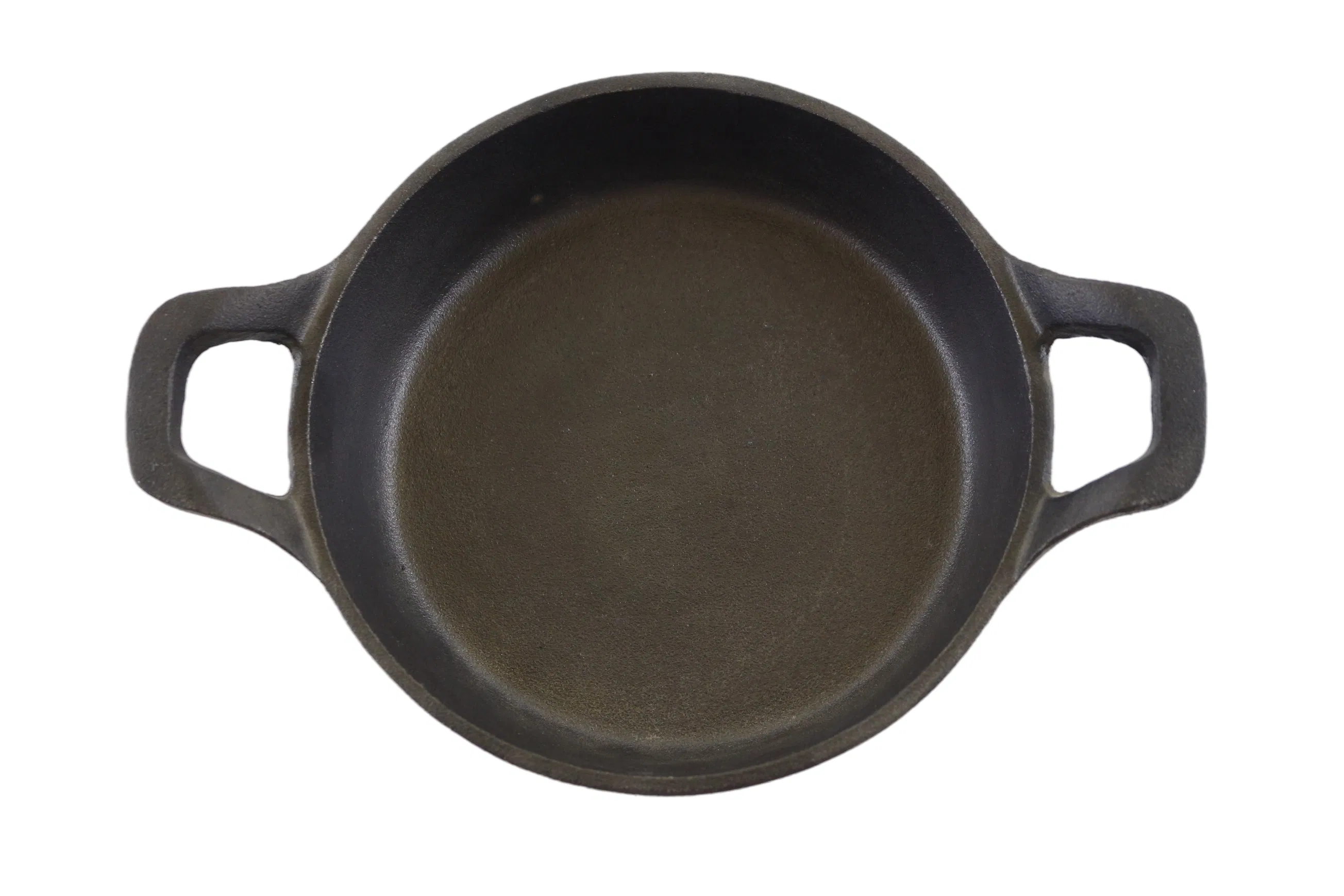 Чугунная сковорода-мини с двумя ручками