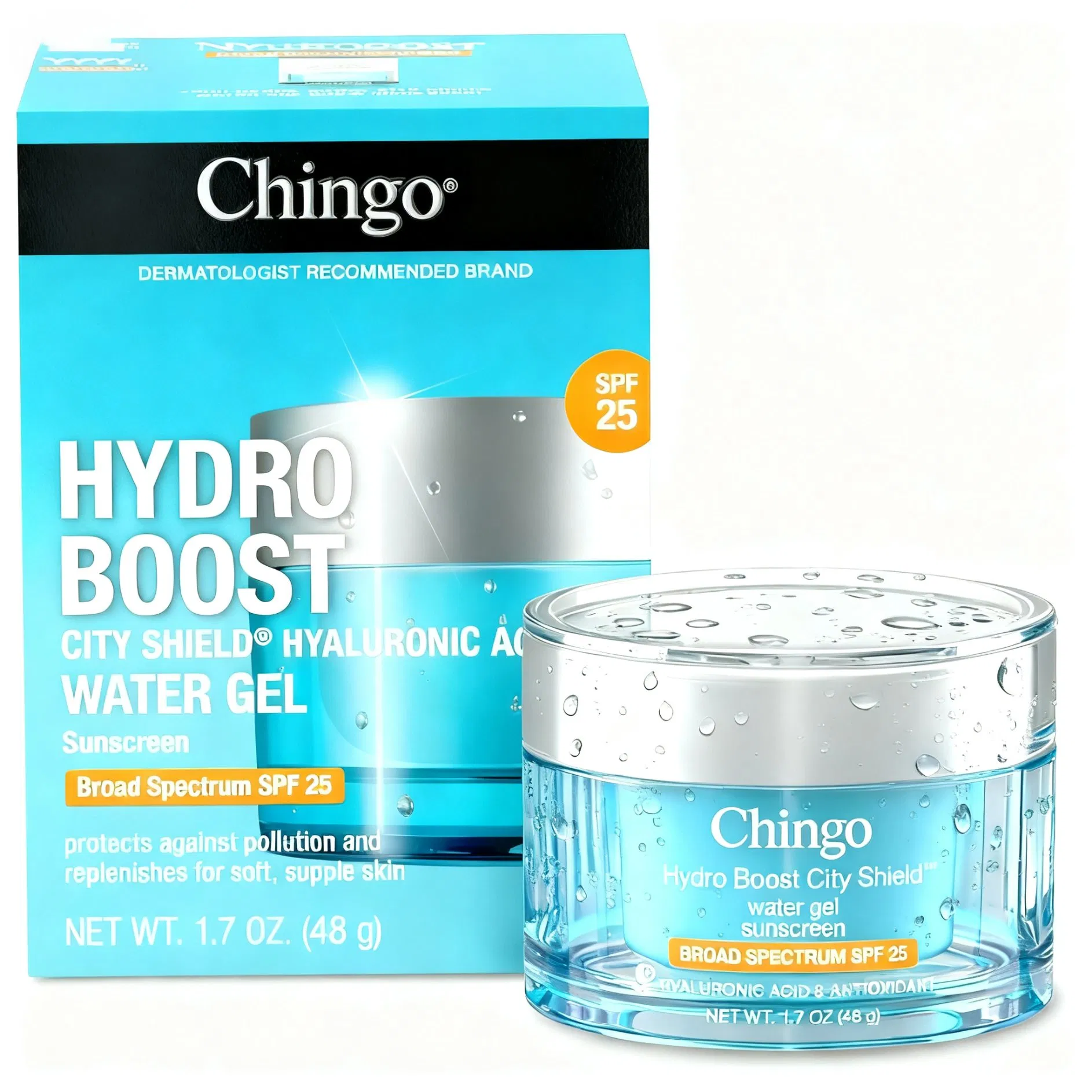 Broad-Spectrum Shield Ageless Hydration and Touchless Feel Sunscreen