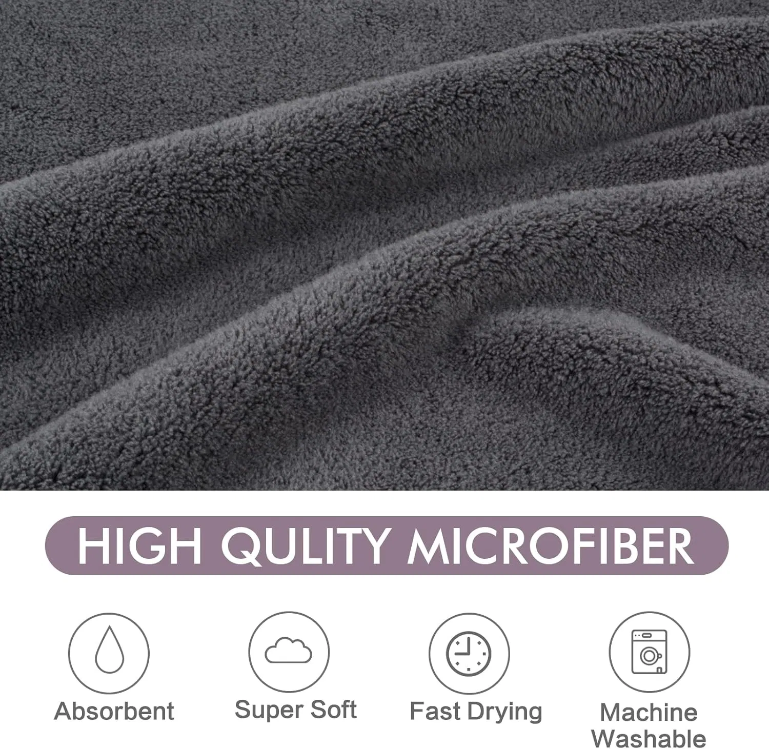 Eco-Friendly Pet Microfiber Bath Cleaning Towel Embroidered Logo Cotton Dryer for Cat and Dog Groomingtowel