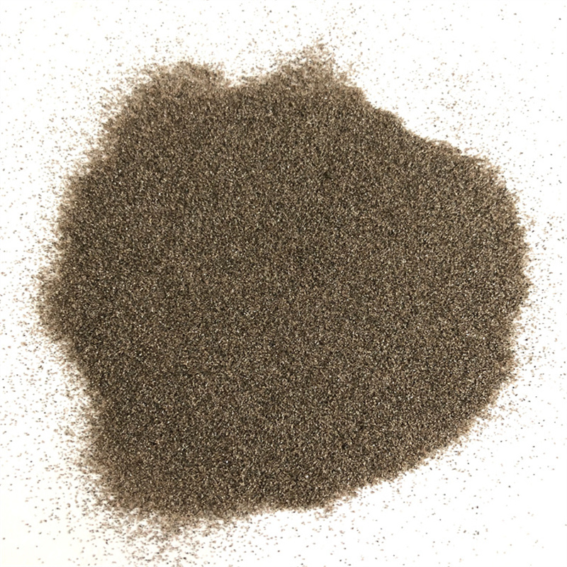 Коричневый порошок электрокорунда F60 для пескоструйки