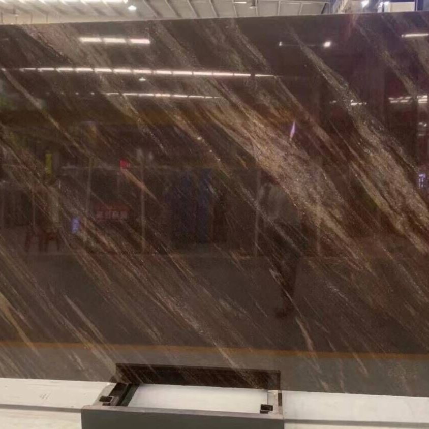 Natural Stone Antique Brown Granite - Brown Granite Slab for Contemporary Kitchen Countertops/Paving/Kerbstone/Steps/Walltiles/Flooringtiles/Patios