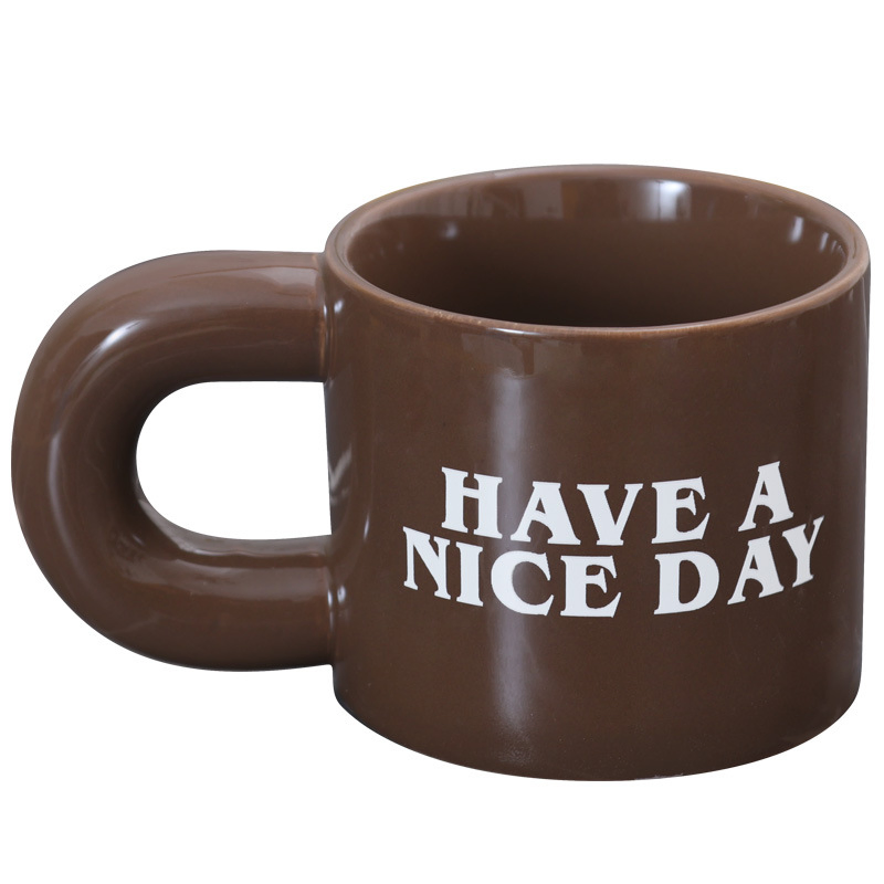 Creative Gifts Ceramic Coffee Milk Mug with Funny Middle Finger