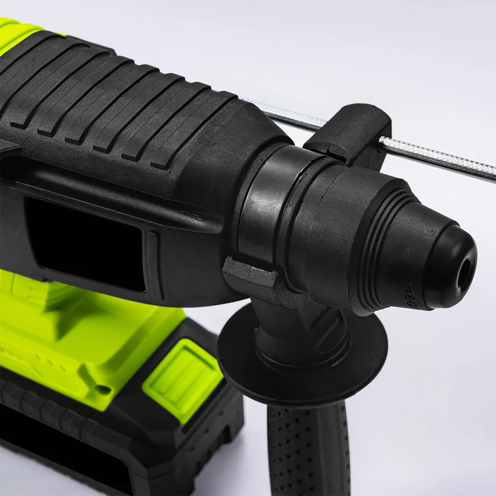 Heavy Duty Cordless 22mm Power Lithium Impact Rotary Hammer Drill Machine