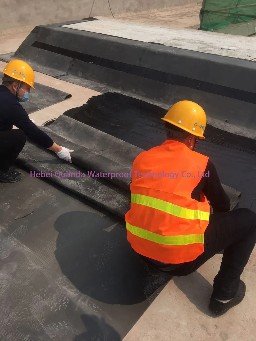 Black EPDM Roofing Materials for Roof Leaking