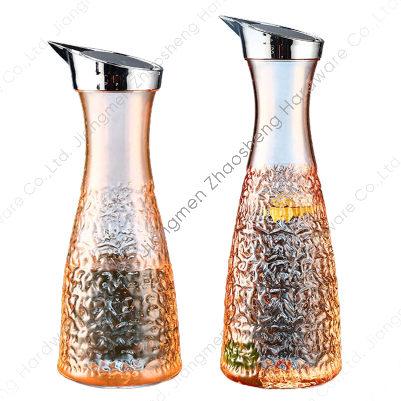 Plastic Cold Drink Juice Pitcher Water Jug Beverage Carafe with Spout